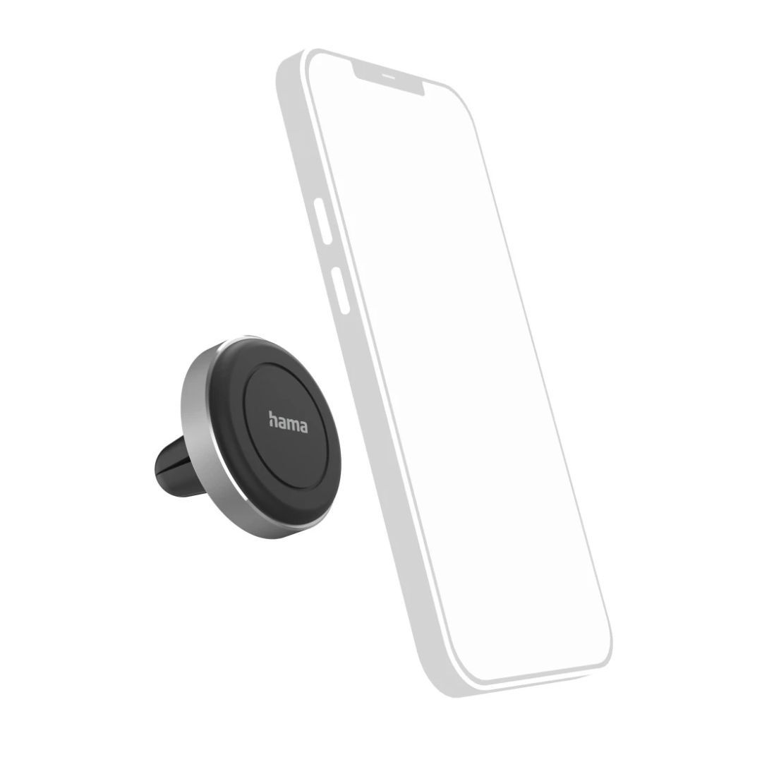 Hama Car Phone Holder Magnetic for Air Vent Universal Black