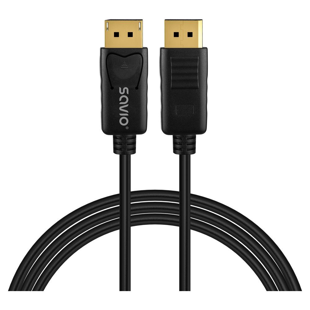 Savio CL-204 DisplayPort v1.4 cable 1m Black