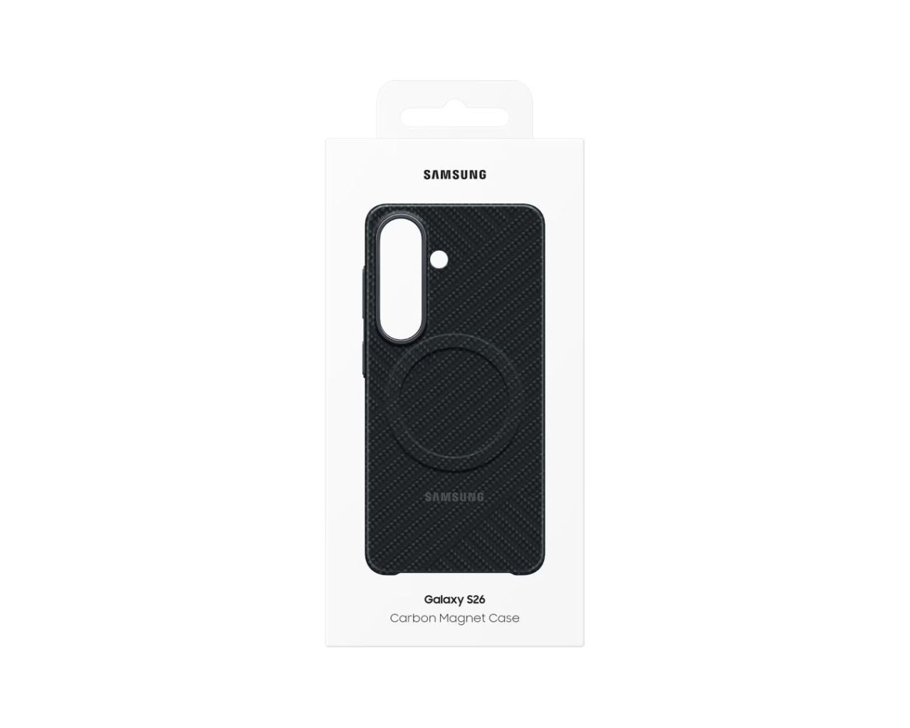 Samsung Galaxy S26 Carbon Magnet Case Black