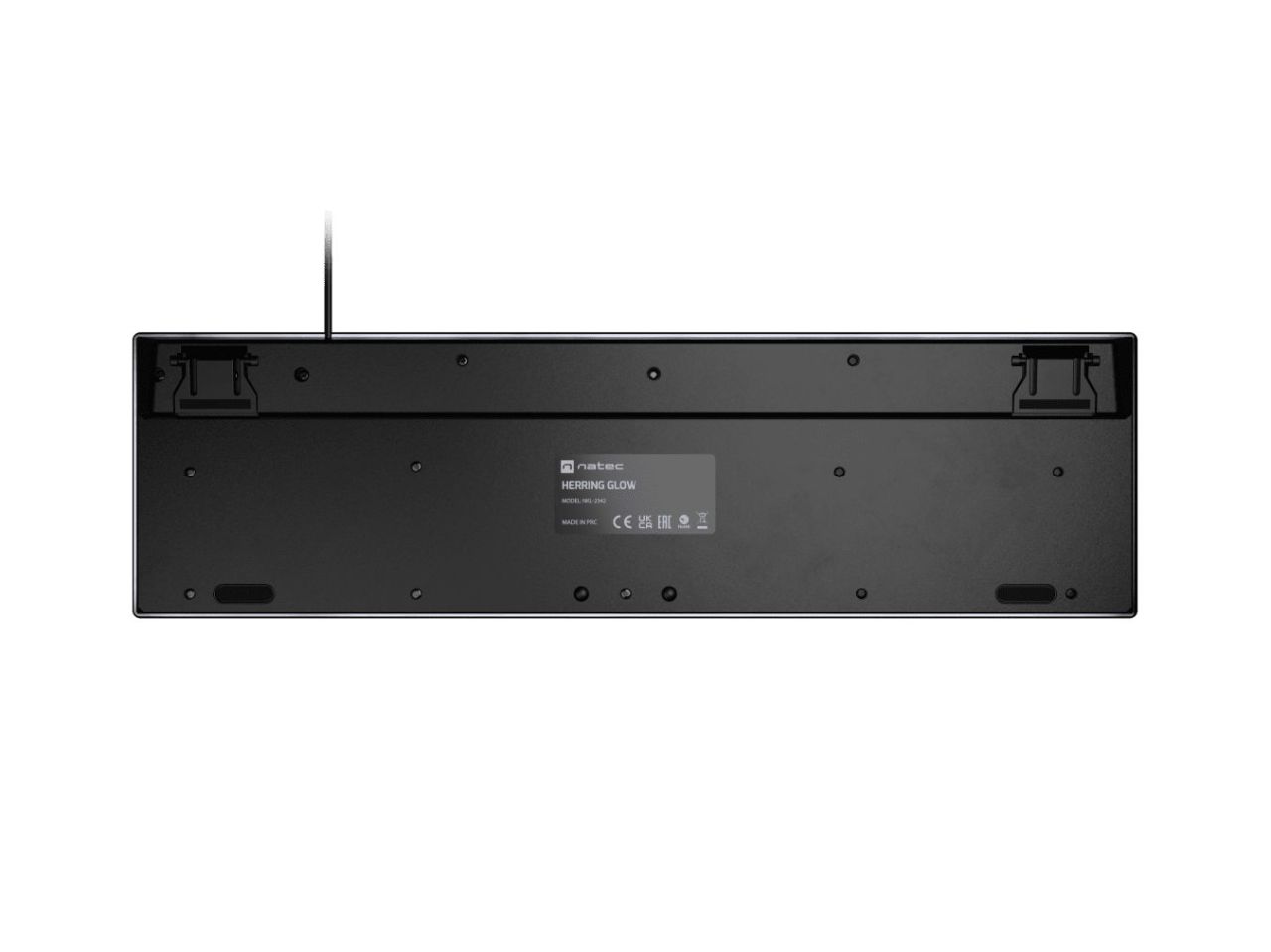 natec Herring Glow Keyboard Black US