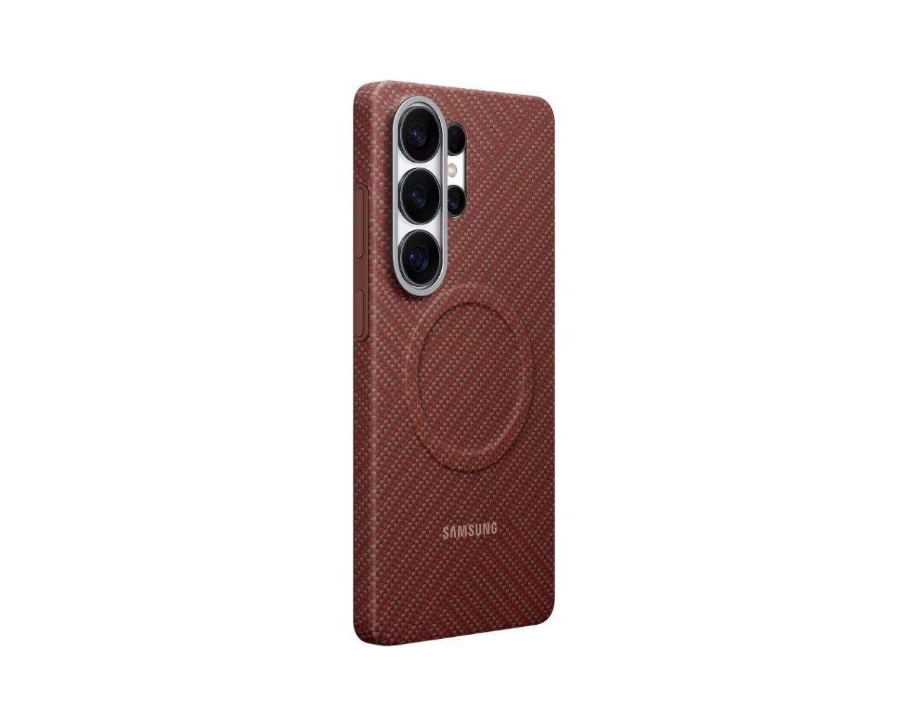 Samsung Galaxy S26 Ultra Carbon Magnet Case Coralred