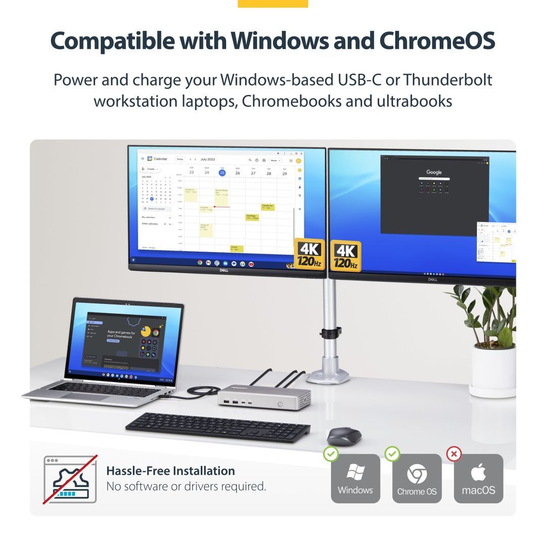 Startech Dual-Monitor USB4 Docking Station