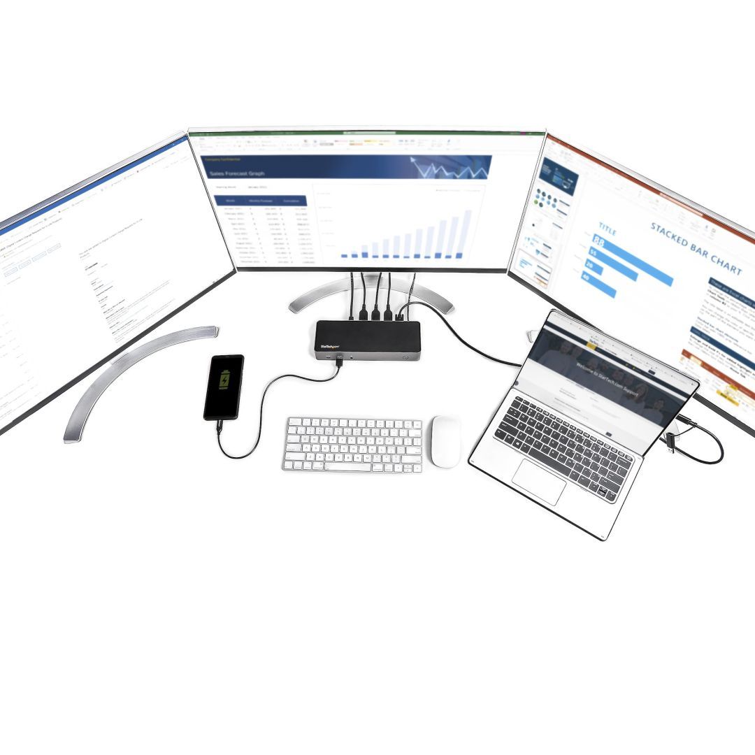 Startech DK31C3HDPDUE USB-C & USB-A Dock