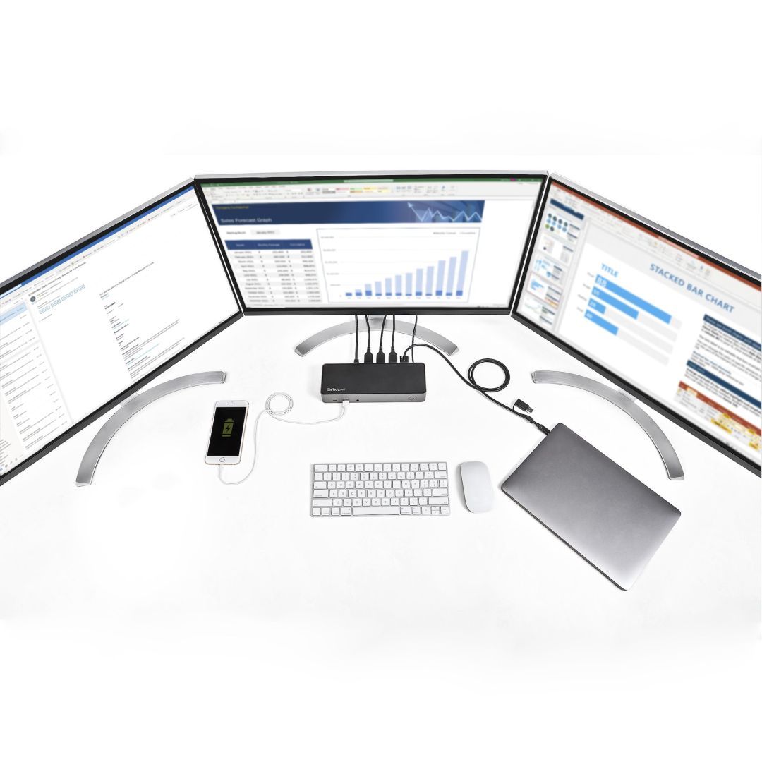 Startech DK31C3HDPDUE USB-C & USB-A Dock