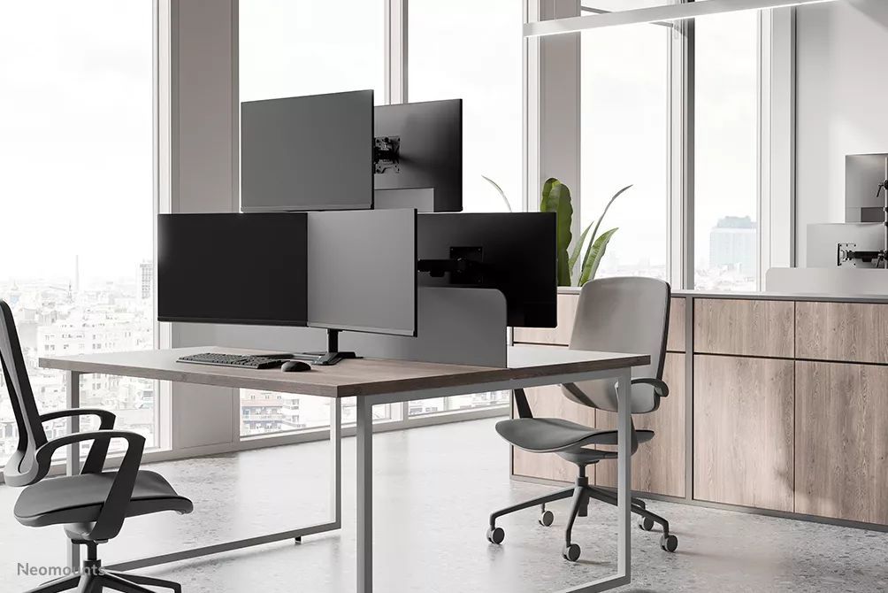 Neomounts DS45-600BL2-1 Triple monitor stand 10-32" Black Neomounts DS45-600BL2-1 Triple monitor stand 10-32" Black