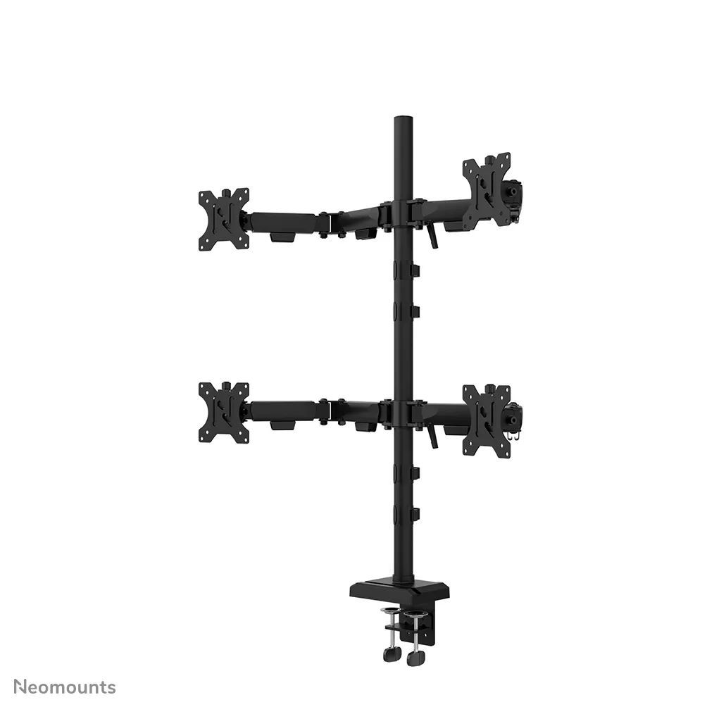 Neomounts DS60-600BL2-2 Quadruple monitor arm 10-32" Black Neomounts DS60-600BL2-2 Quadruple monitor arm 10-32" Black
