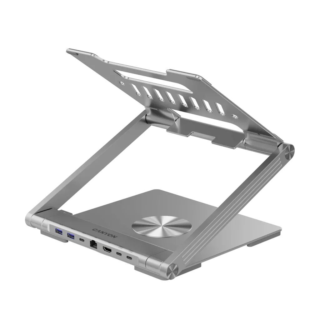 Canyon CNS-SDS2 Latop Stand with Hub Silver Canyon CNS-SDS2 Latop Stand with Hub Silver