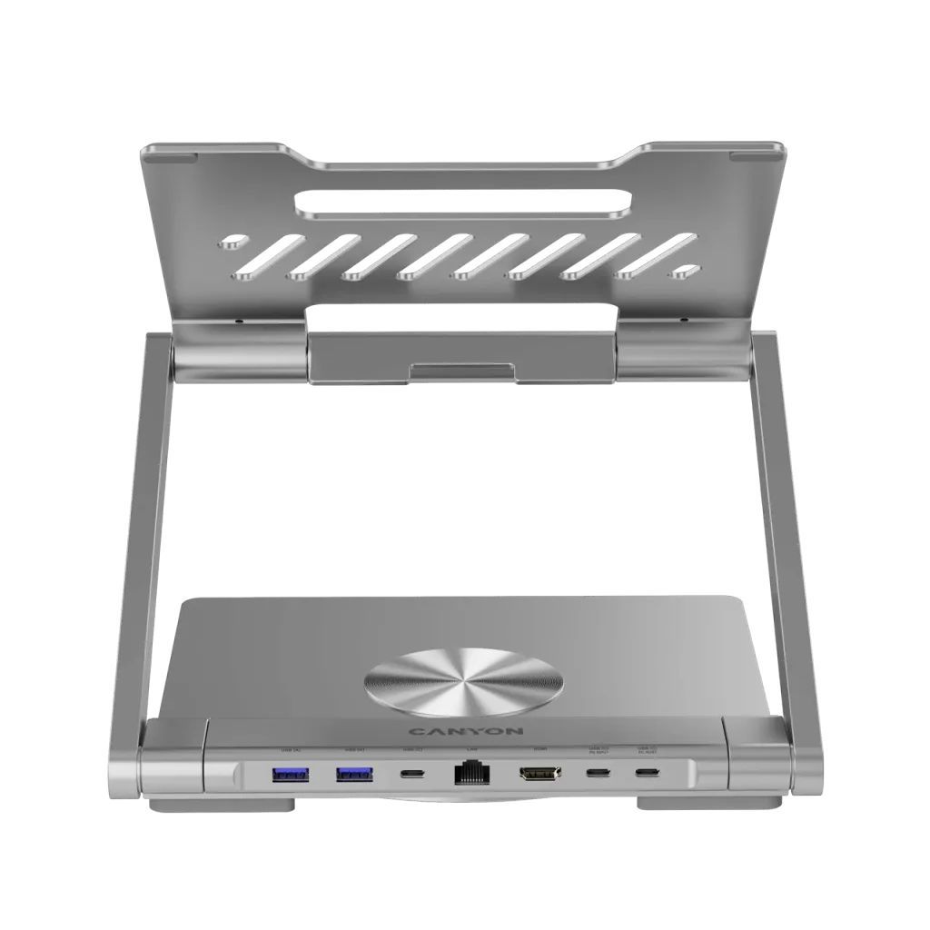 Canyon CNS-SDS2 Latop Stand with Hub Silver Canyon CNS-SDS2 Latop Stand with Hub Silver