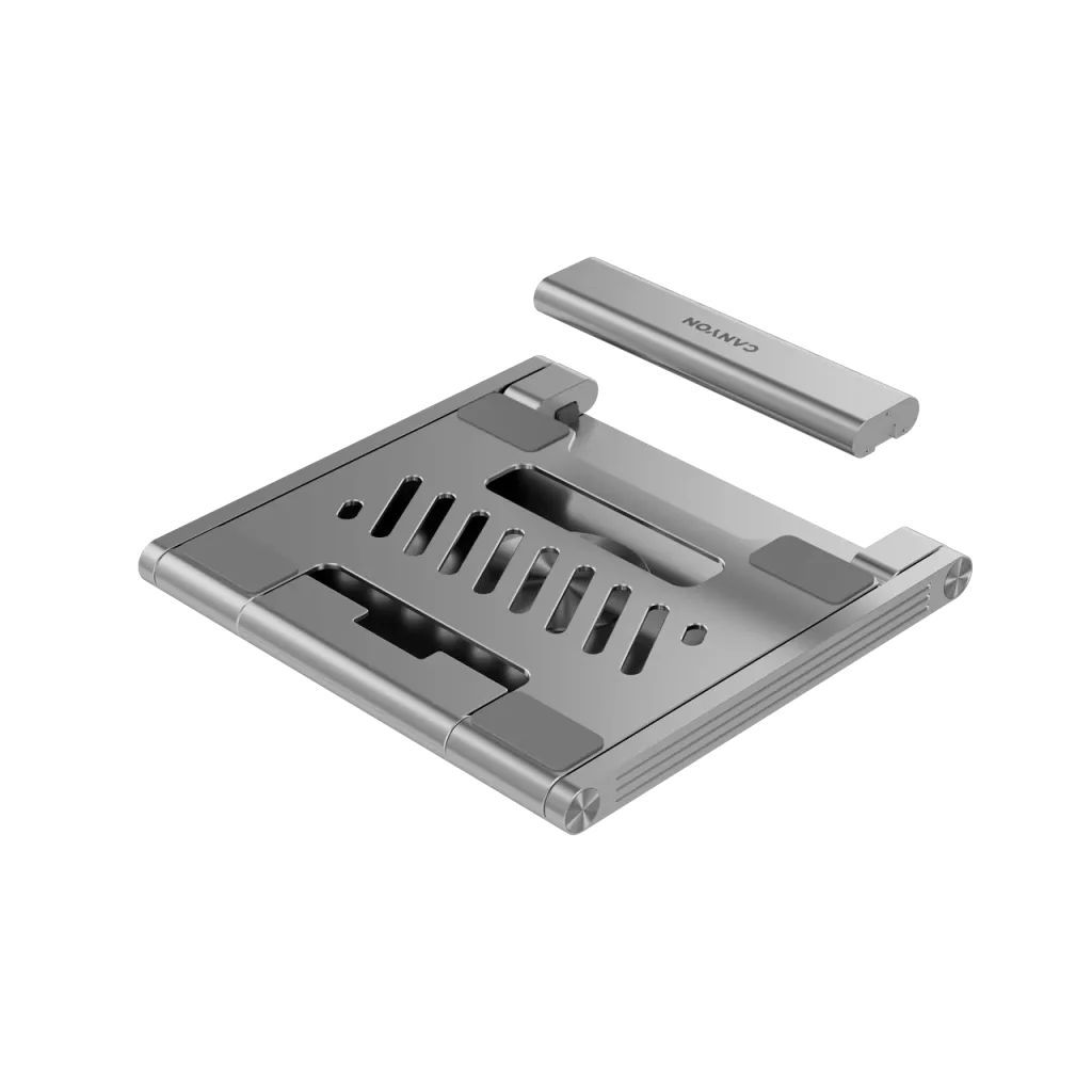 Canyon CNS-SDS2 Latop Stand with Hub Silver Canyon CNS-SDS2 Latop Stand with Hub Silver
