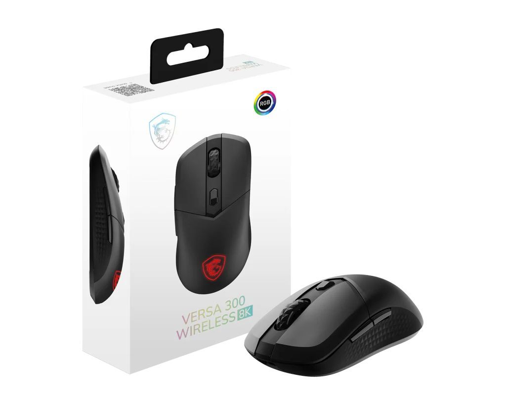 Msi Versa 300 8K Wireless Bluetooth Gaming Mouse Black Msi Versa 300 8K Wireless Bluetooth Gaming Mouse Black