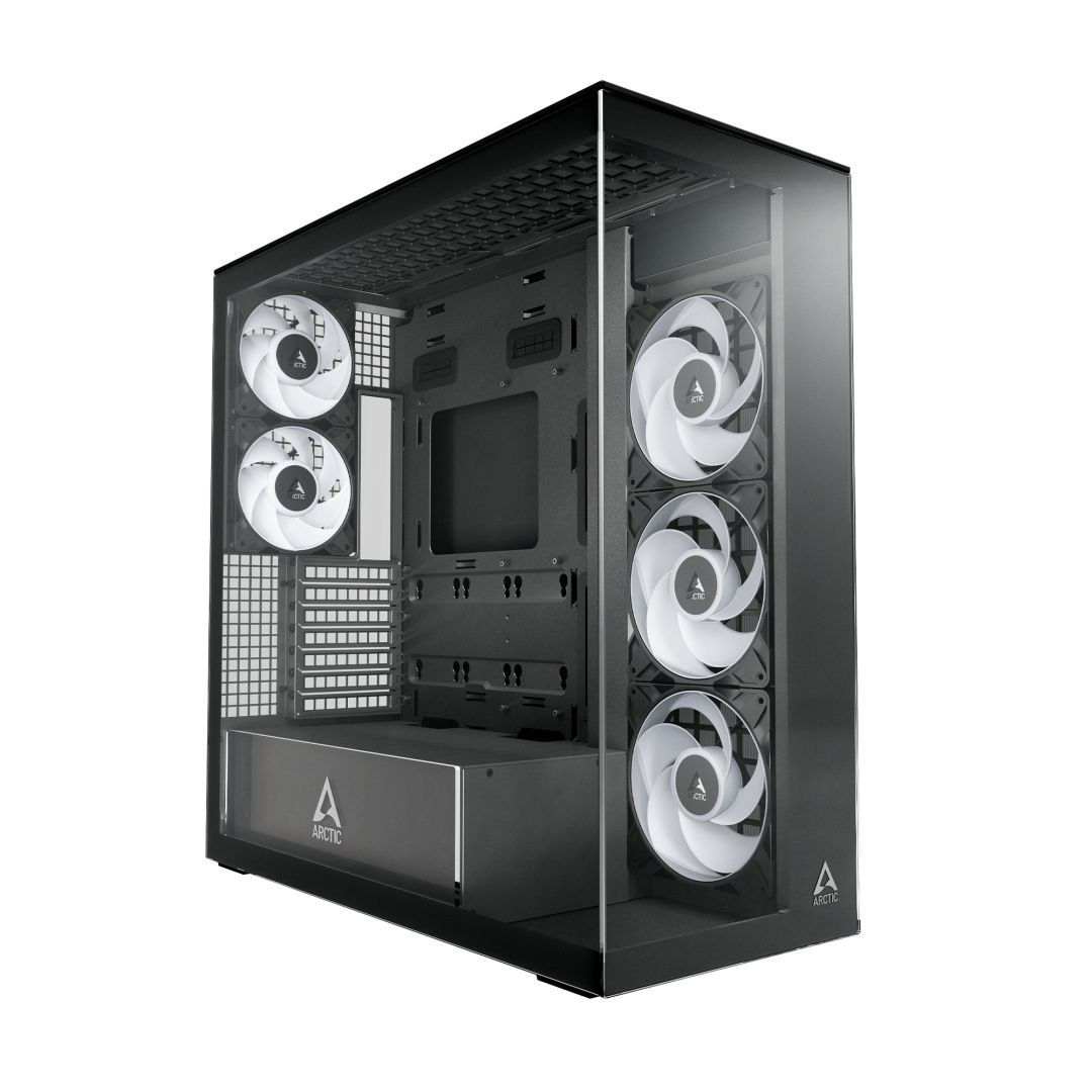 Arctic Xtender Clear Tempered Glass Black