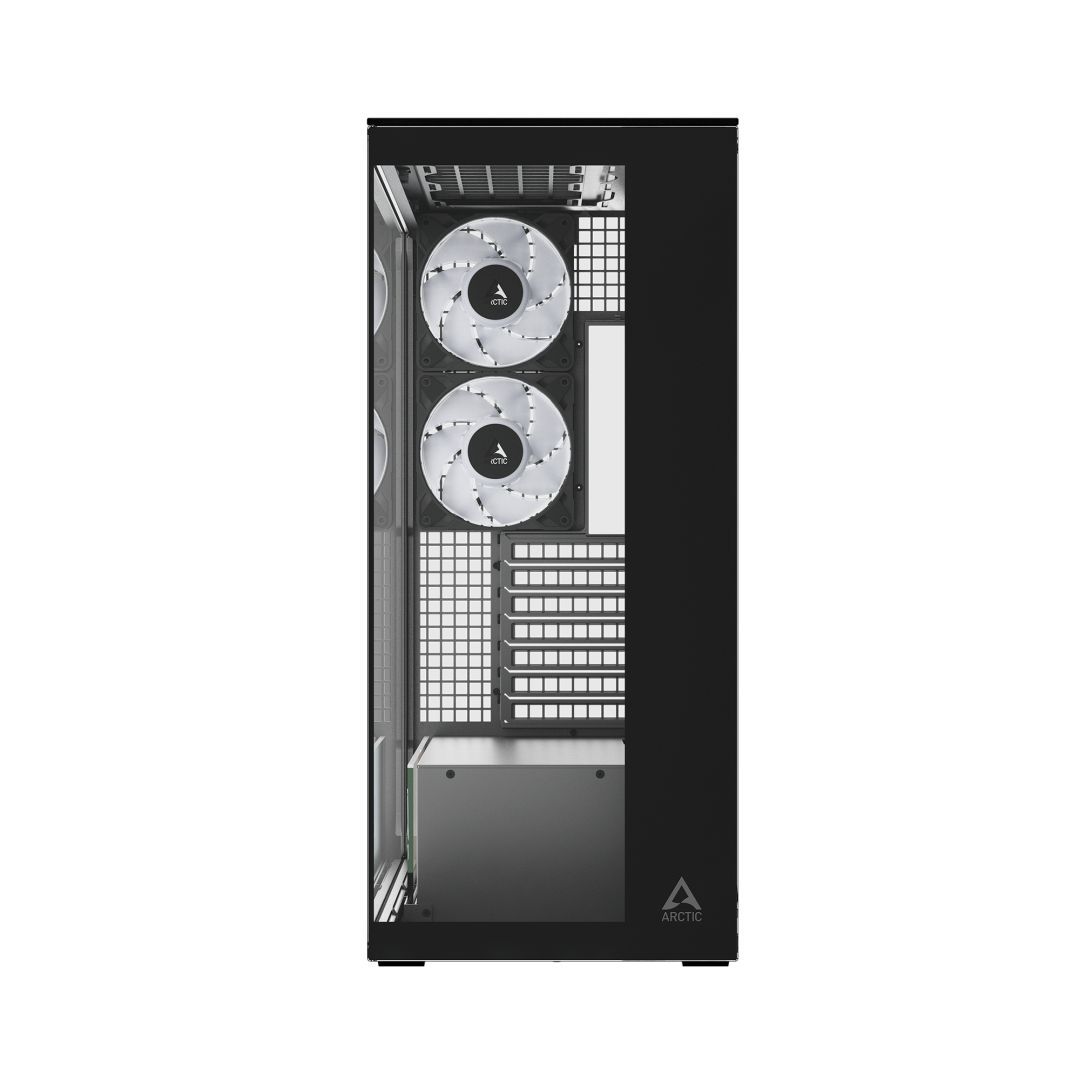 Arctic Xtender Clear Tempered Glass Black
