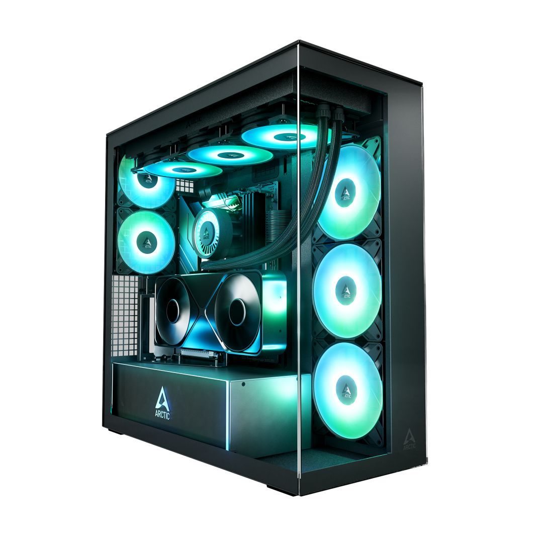 Arctic Xtender VG Clear Tempered Glass Black Arctic Xtender VG Clear Tempered Glass Black
