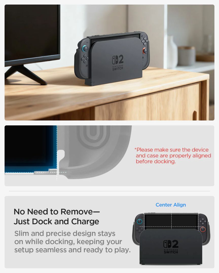 Spigen Ultra Hybrid for Nintendo Switch 2 Frost Black