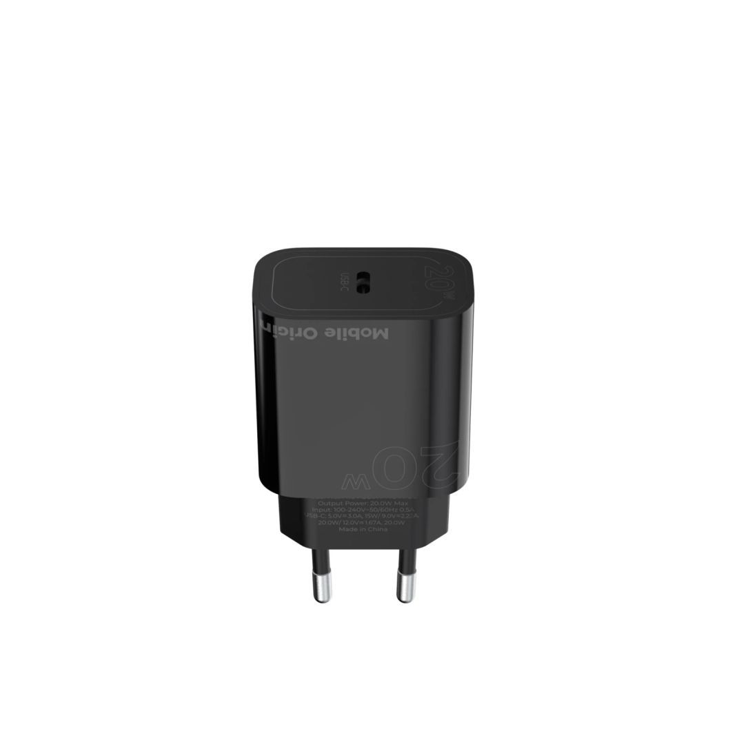 Mobile Origin PD20W Wall Charger MO11 1USB-C Black