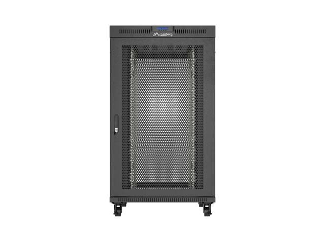 Lanberg 19" 27U Szabadon álló Rackszekrény Black