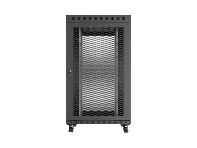 Lanberg 19" 27U Szabadon álló Rackszekrény Black