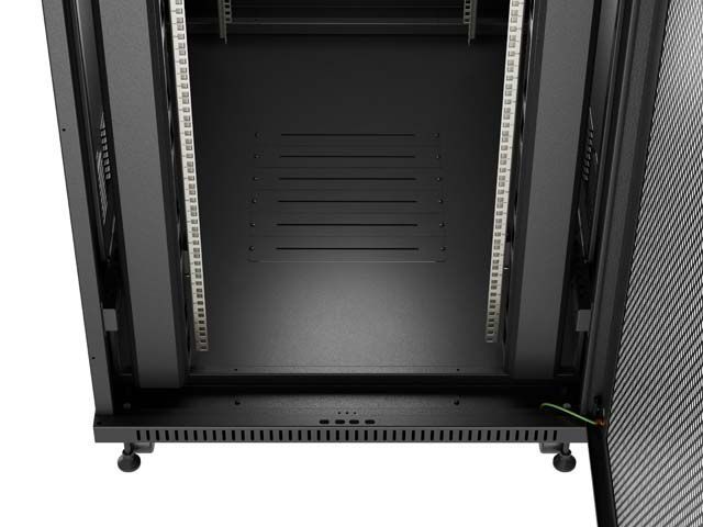 Lanberg 19" 27U Szabadon álló Rackszekrény Black