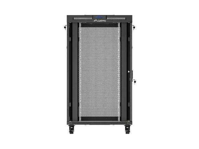 Lanberg 19" 27U Szabadon álló Rackszekrény Black