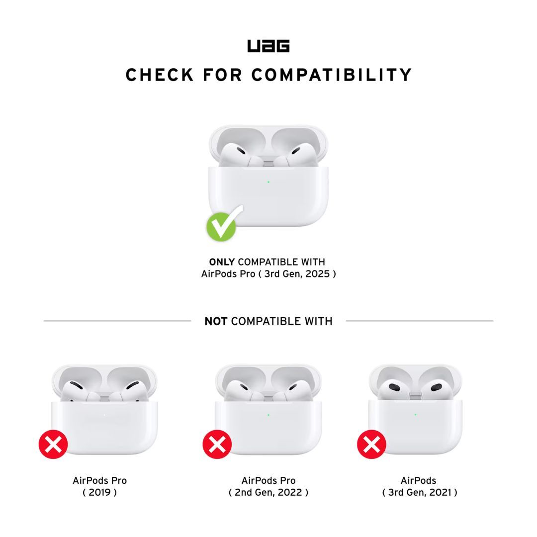 UAG Scout Case for AirPods Pro (3rd Gen, 2025) Black