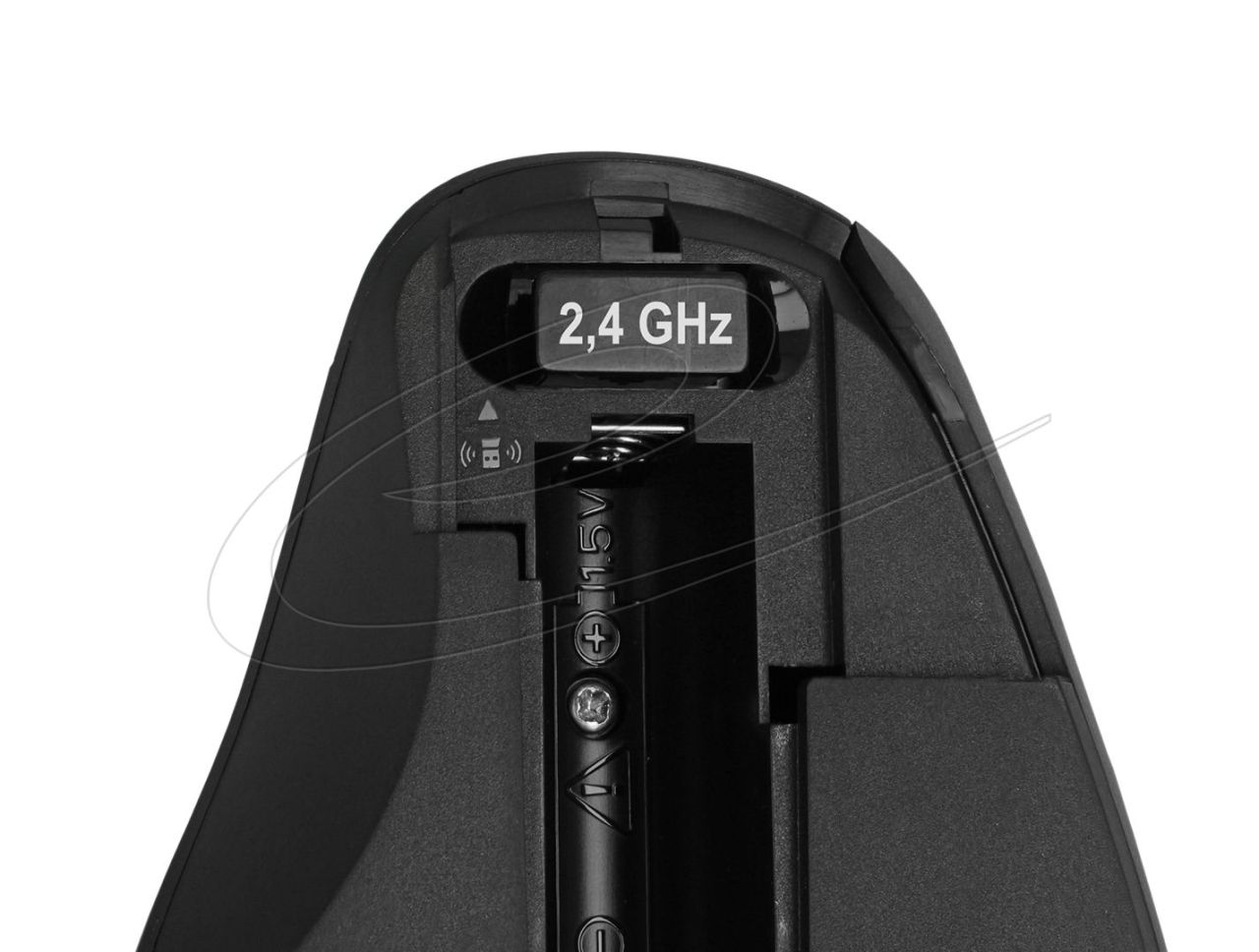 DeLock Ergonomic Wireless Vertical Mouse Black