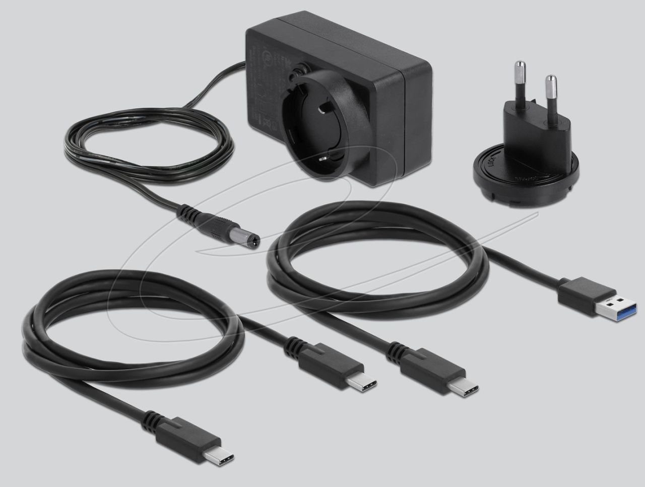 DeLock External Enclosure for 3.5″ SATA HDD Transparent