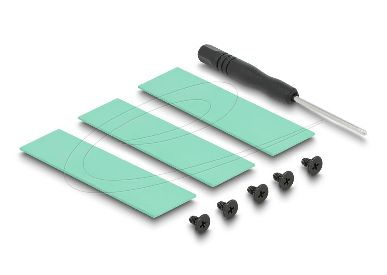 DeLock Heat Sink for M.2 SSD 2280 Black