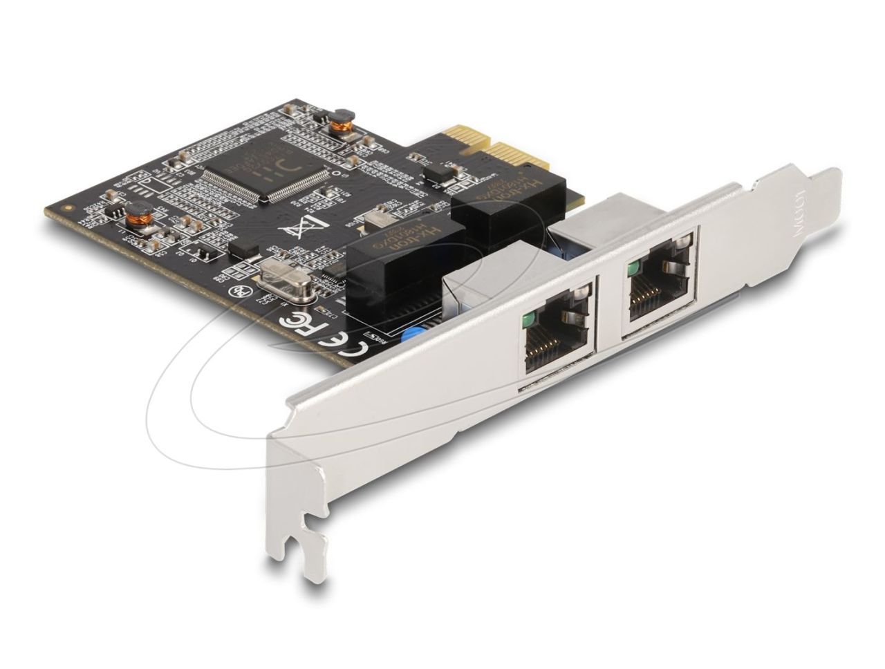 DeLock PCI Express Network Card Gigabit LAN 2xRJ45