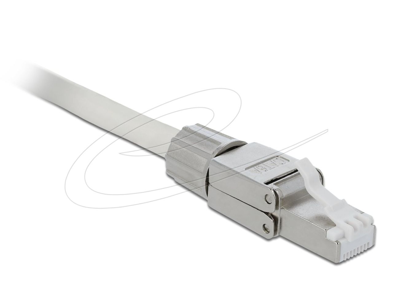 DeLock RJ45 plug Cat.6A STP toolfree