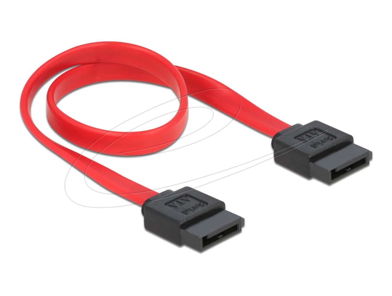 DeLock Cable SATA 30cm Red