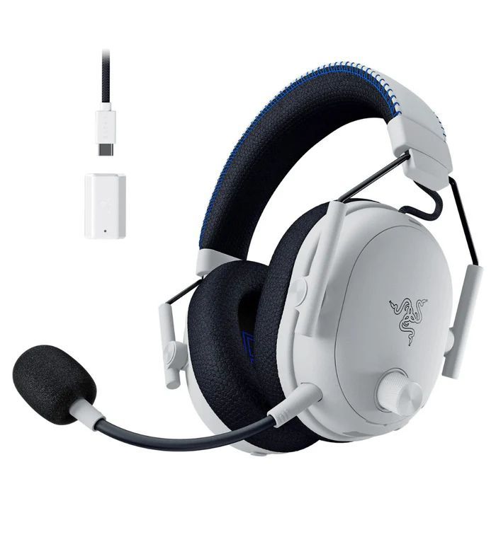 Razer Blackshark V3 Pro Wireless Bluetooth Headset for Playstation White