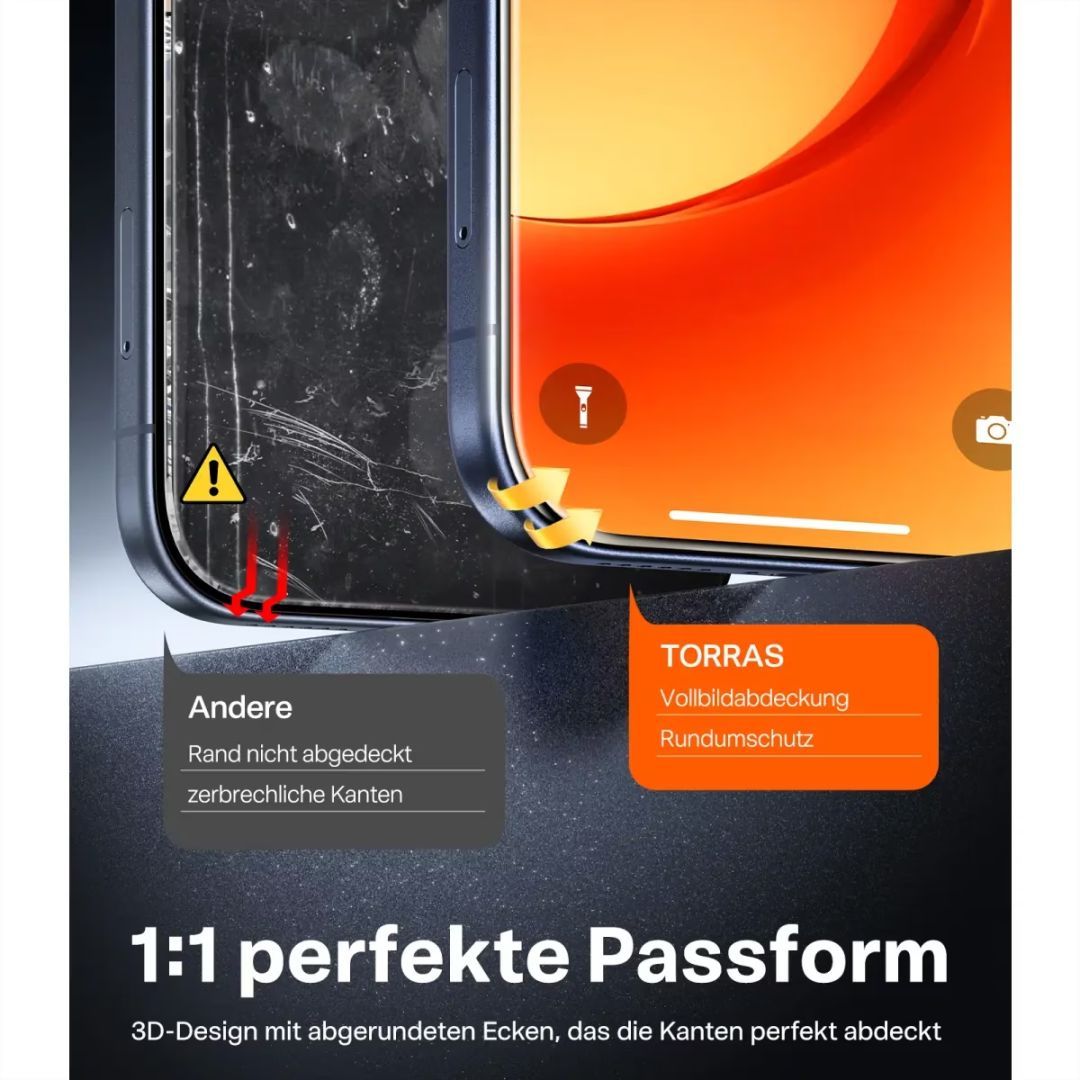 Torras GlassGo Install Master Screen Protector for iPhone 17 Clear Torras GlassGo Install Master Screen Protector for iPhone 17 Clear