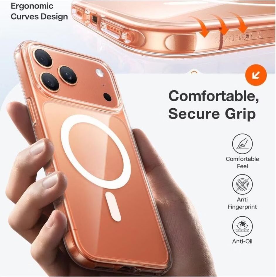 Torras Torras Guardian Magnetic case for iPhone 17 Pro Clear Torras Torras Guardian Magnetic case for iPhone 17 Pro Clear