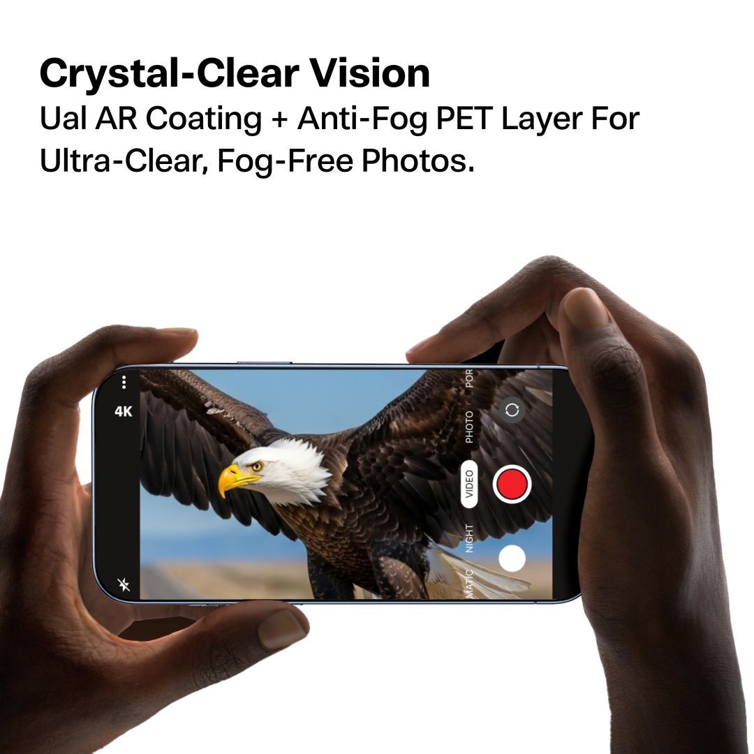 Torras Lensguard Screen Protector for iPhone 17 Pro Max Black Torras Lensguard Screen Protector for iPhone 17 Pro Max Black