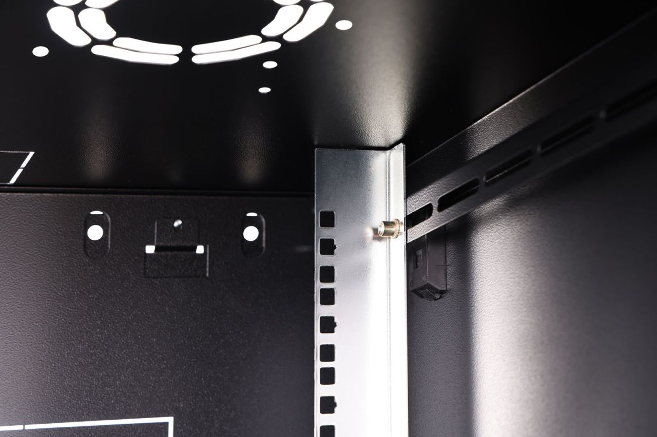 Digitus Dynamic DN-37103 19" 7U Falra szerelhető Rackszekrény Black