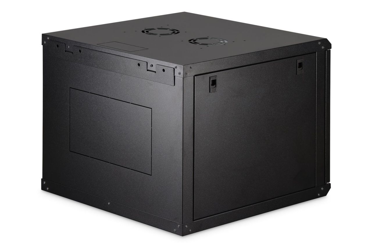 Digitus Dynamic DN-37107 19" 9U Falra szerelhető Rackszekrény Black