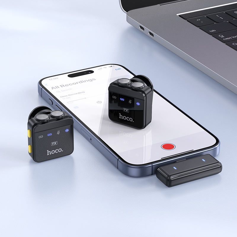 Hoco L17 lavalier Wireless microphone Black
