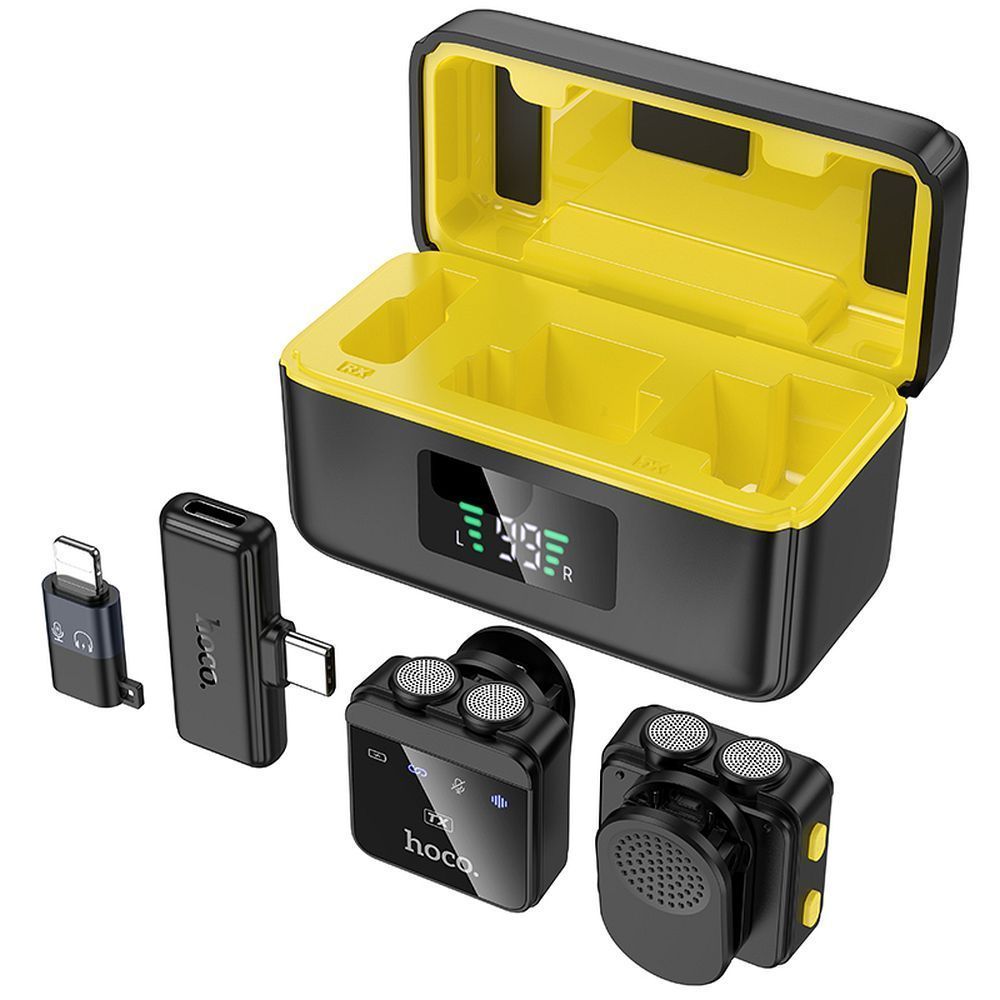 Hoco L17 lavalier Wireless microphone Black