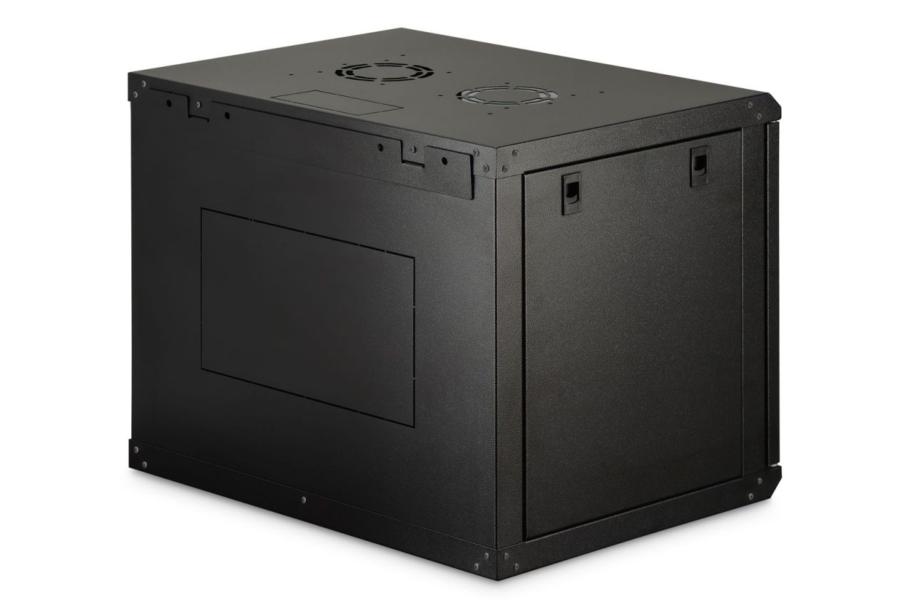 Digitus Dynamic DN-37105 19" 9U Falra szerelhető Rackszekrény Black