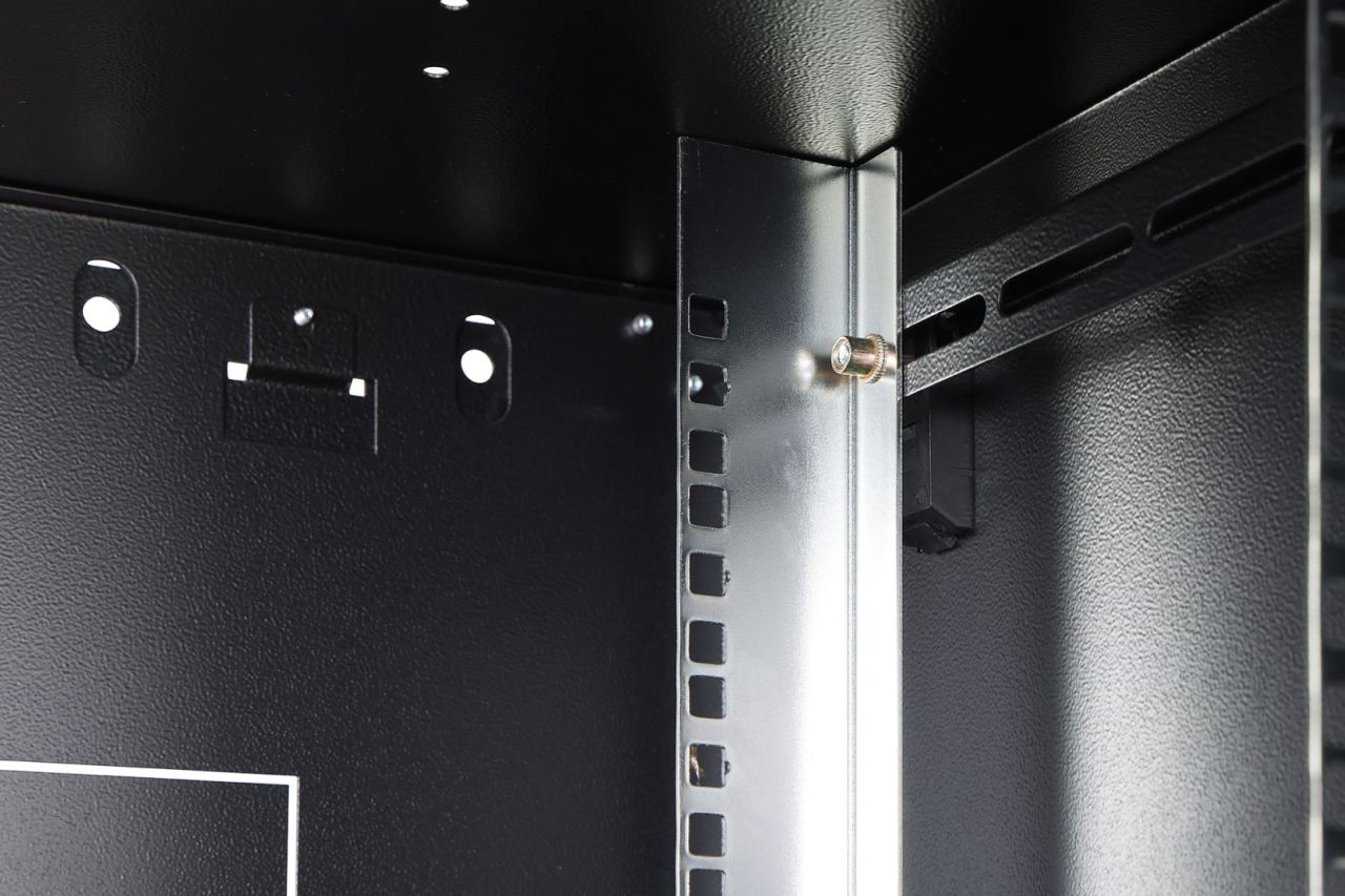 Digitus Dynamic DN-37105 19" 9U Falra szerelhető Rackszekrény Black