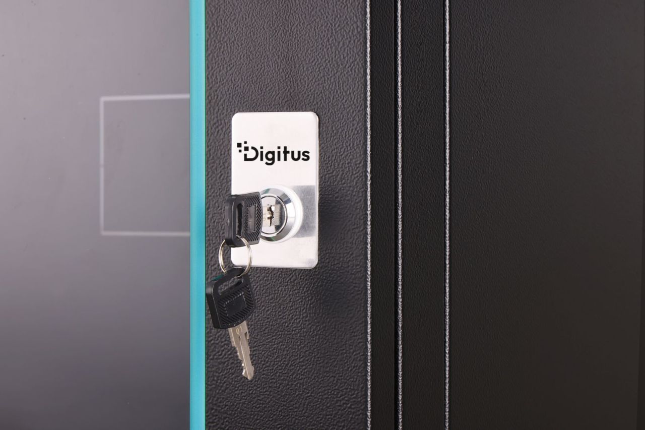 Digitus Dynamic DN-37101 19" 7U Falra szerelhető Rackszekrény Black