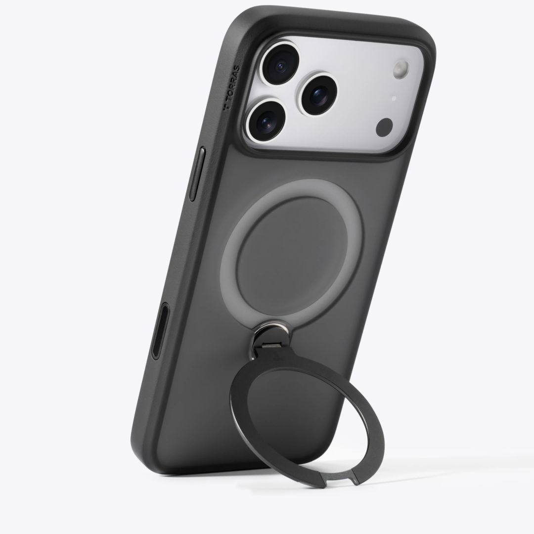 Torras Ostand Pro case for iPhone 17 Black