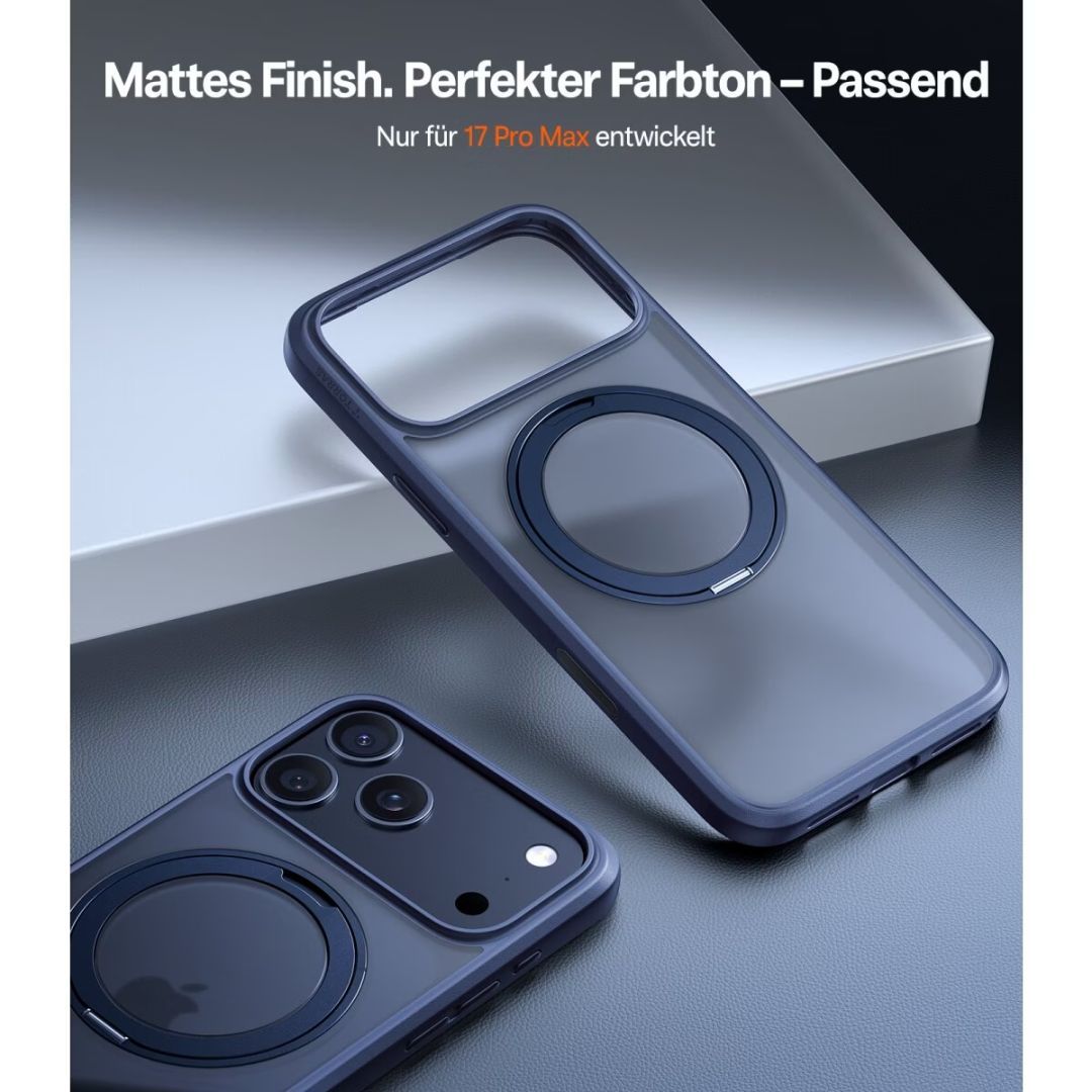 Torras Ostand Pro case for iPhone 17 Pro Midnight Blue