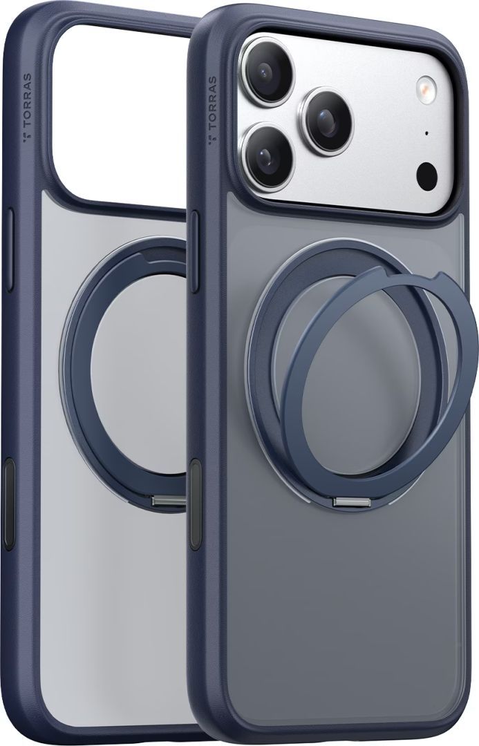 Torras Ostand Pro case for iPhone 17 Pro Midnight Blue