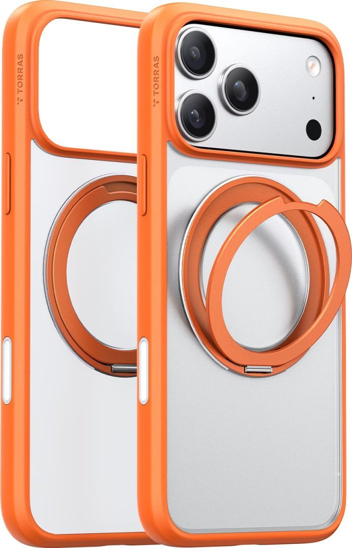 Torras Ostand Pro case for iPhone 17 Pro Energy Orange Torras Ostand Pro case for iPhone 17 Pro Energy Orange