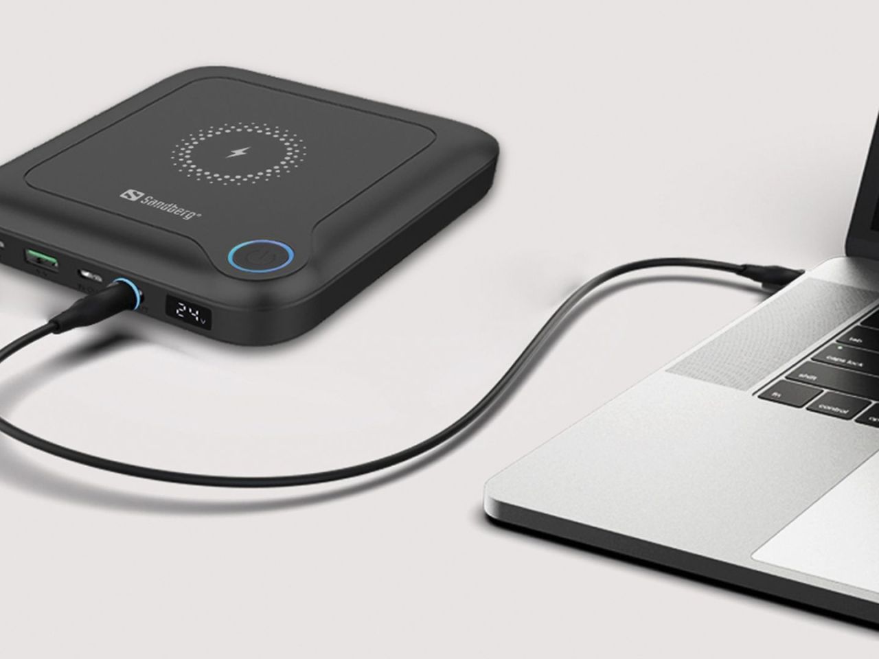 Sandberg All-in1 Laptop 25000mAh PowerBank Black