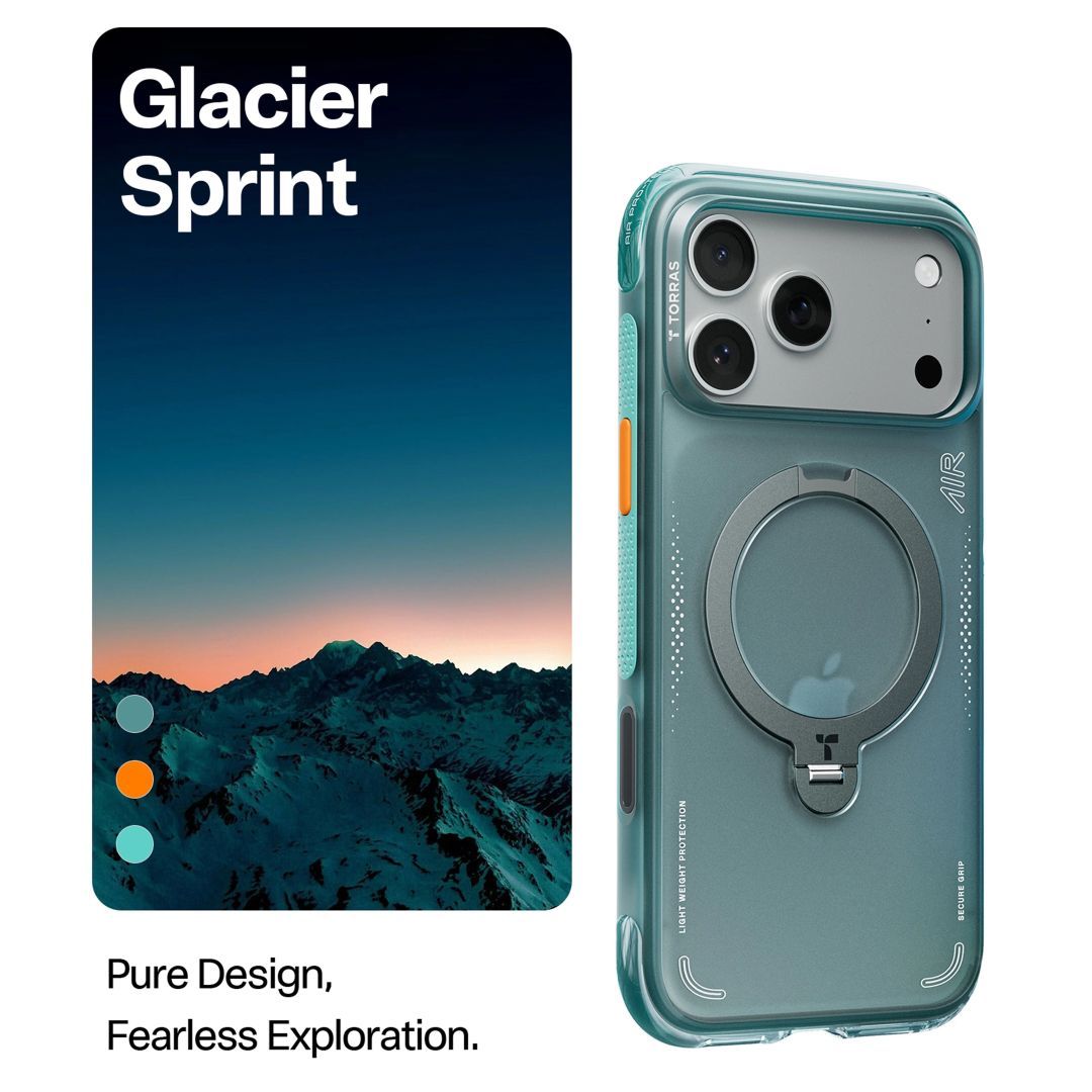 Torras Ostand Q3 Air for iPhone 17 Pro Glacier Sprint Torras Ostand Q3 Air for iPhone 17 Pro Glacier Sprint