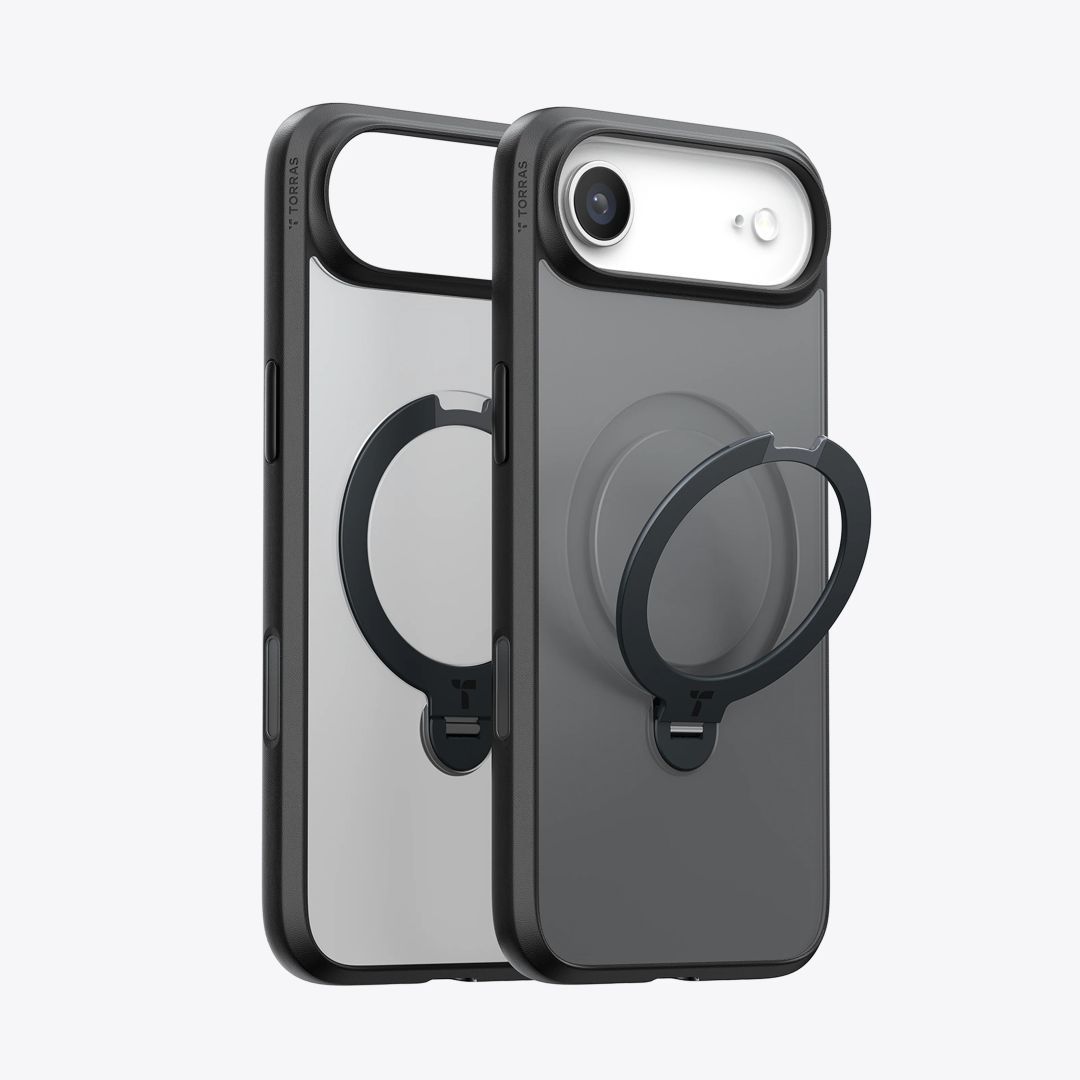 Torras Ostand Q3 Spin case for iPhone 17 Air Black