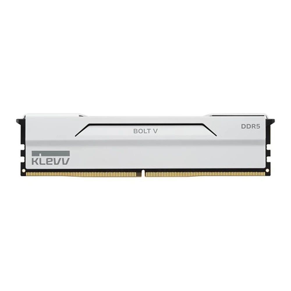 Klevv 32GB DDR5 6000MHz Kit(2x16GB) Bolt V Pure White Klevv 32GB DDR5 6000MHz Kit(2x16GB) Bolt V Pure White