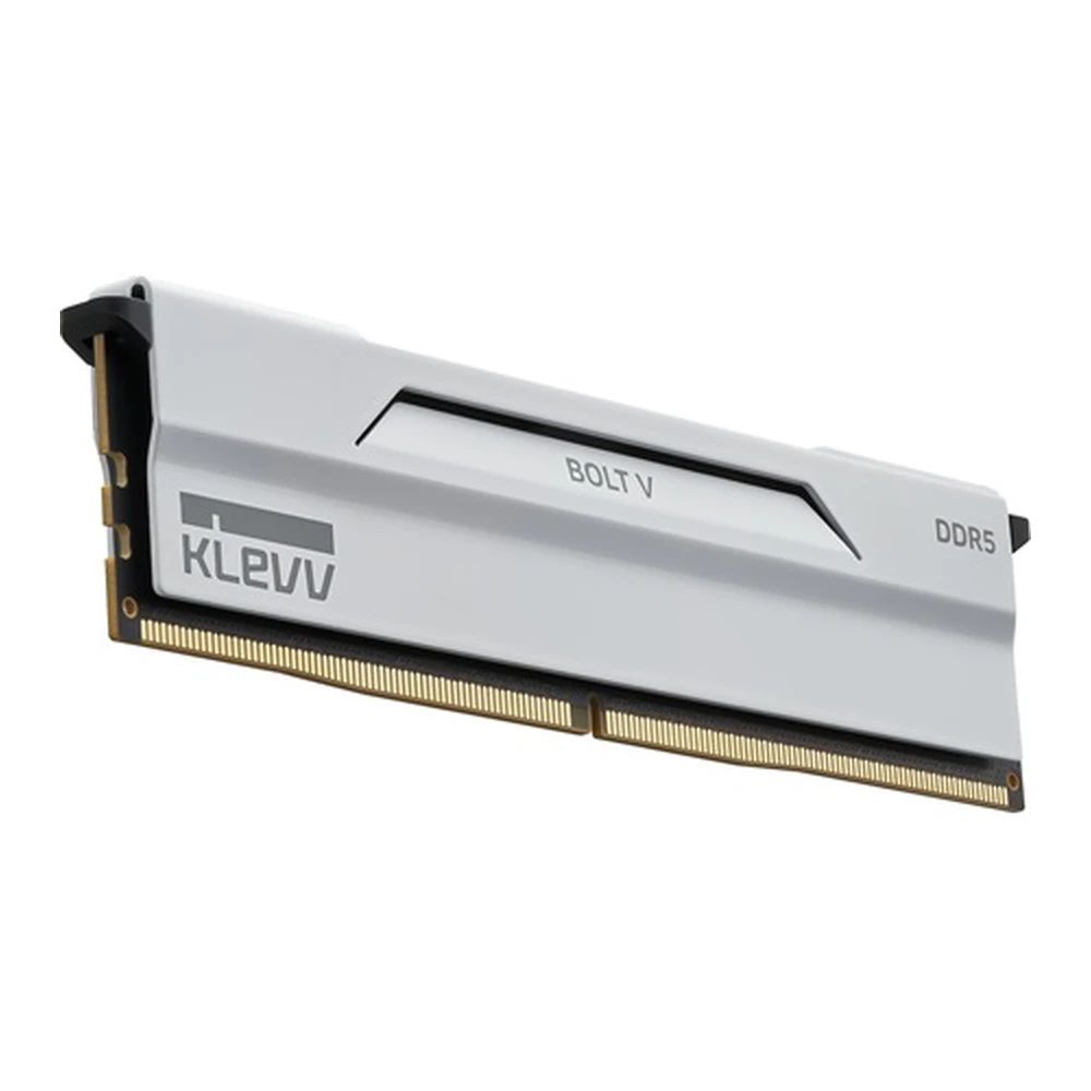 Klevv 32GB DDR5 6000MHz Kit(2x16GB) Bolt V Pure White Klevv 32GB DDR5 6000MHz Kit(2x16GB) Bolt V Pure White